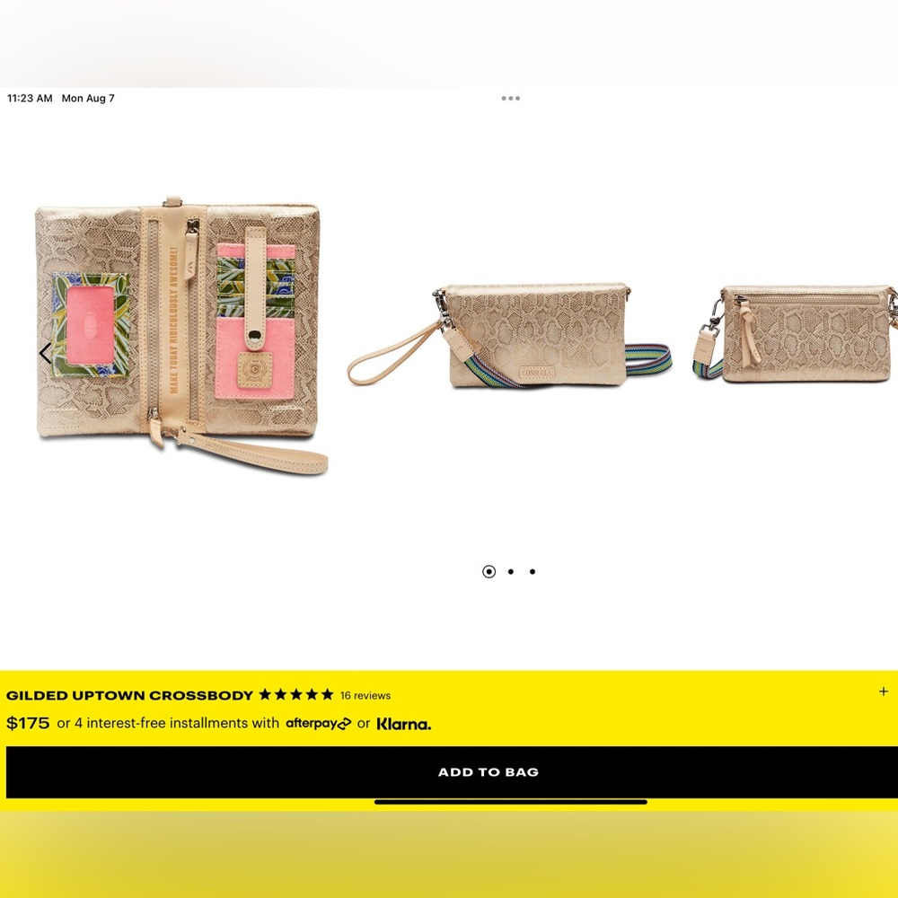Amazing crossbody
